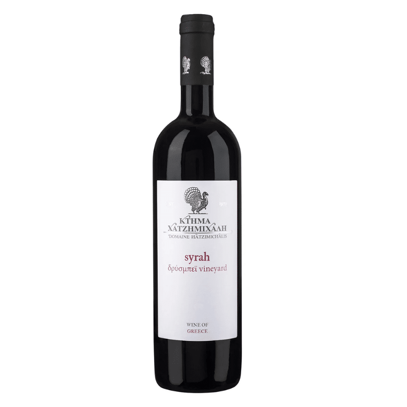 Syrah Drisbay Rotwein trocken 2015 (750ml) Hatzimichalis von Hatzimichalis bei Araxxon  - Hochwertiges griechisches Produkt.   Syrah Drisbay Rotwein trocken 2015 (750ml) Hatzimichalis από Hatzimichalis στο Araxxon  - Αυθεντικό ελληνικό προϊόν.